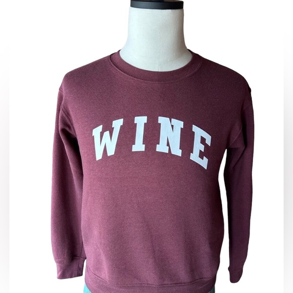 Burgundy Wine Sweatshirt - Picture 2 of 7